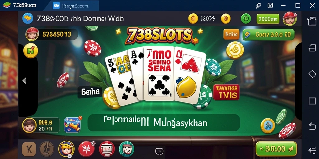 Tampilan gameplay menarik dari 738SLOTS yang penuh warna dan seru.