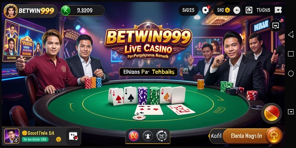 Tampilan menarik dari gameplay Live Casino di BETWIN999.