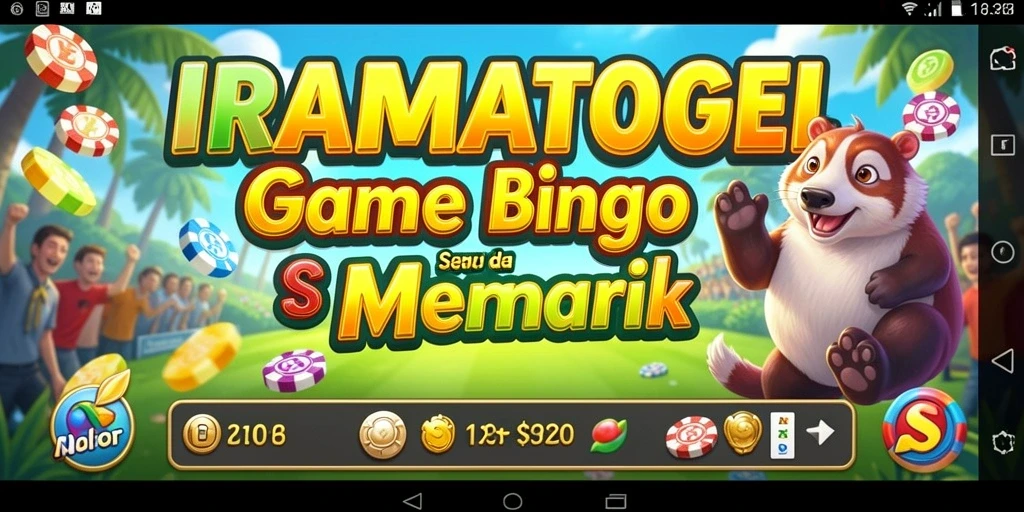 Tampilan menarik gameplay Bingo di IRAMATOGEL.